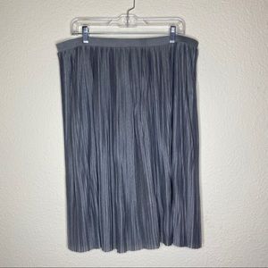 NWT St. Tropez West Stretch A-Line Pleated  Skirt